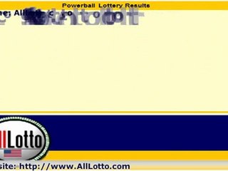Powerball Lottery Drawing Results for Jan. 22, 2011