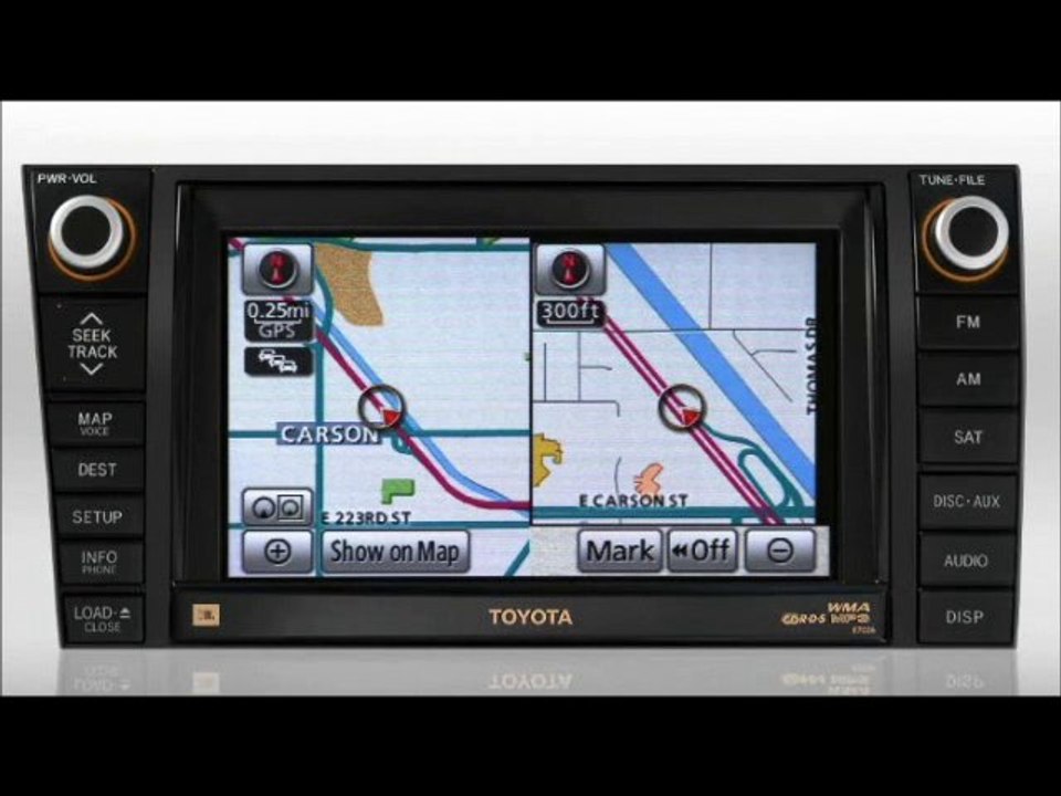 Toyota Tundra Navigation Map Screen Preferences Slidell