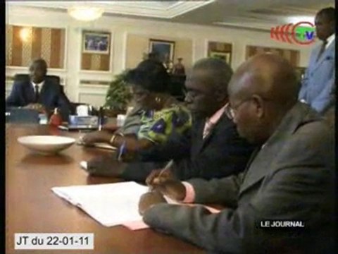Le maire de Brazzaville reçoit une délégation indienne