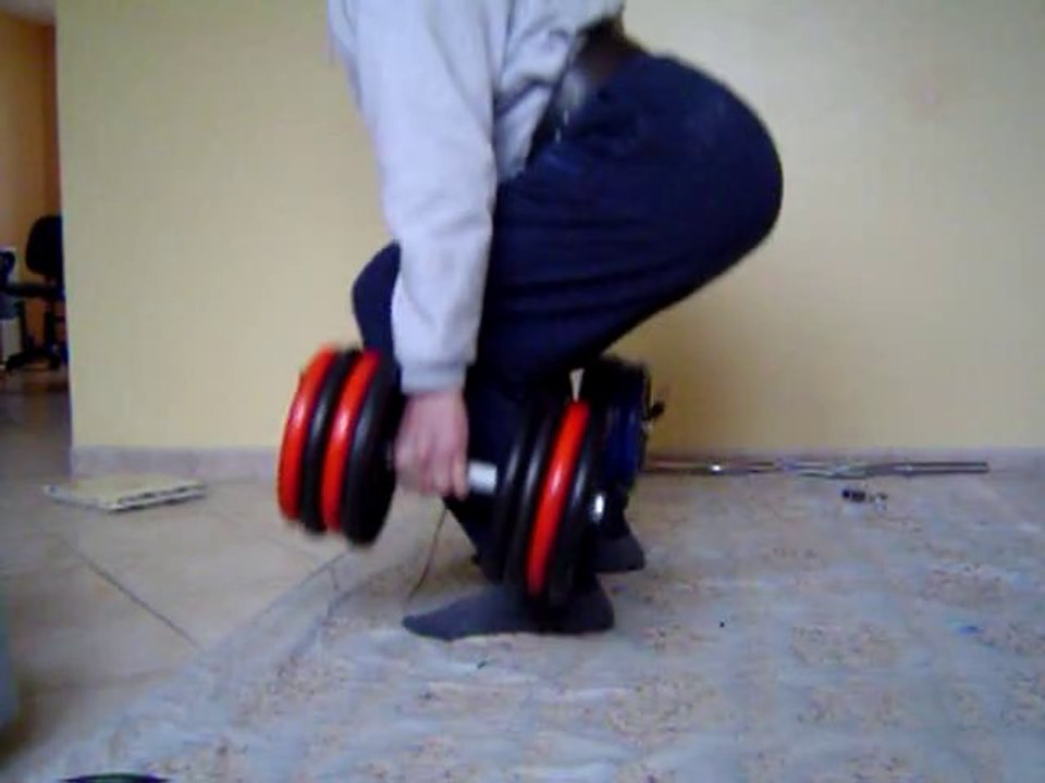 squat haltère 42 kg