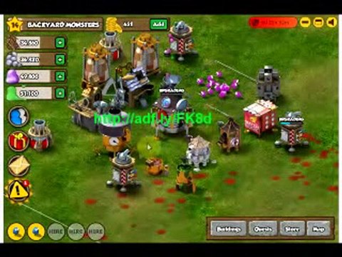 Backyard Monsters Cheats Hack