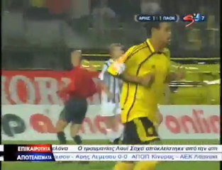 Aris - PAOK 3-1, season 2007-2008