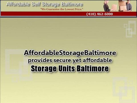 Secure And Affordable Storage Units Baltimore