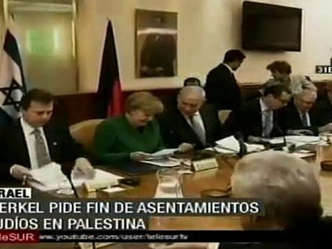 Alemania pide a Israel no construir más asentamientos en territorios palestinos