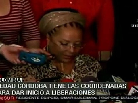 Piedad Córdoba ya tiene coordenadas para liberación de rehenes