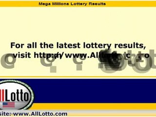 Mega Millions Lottery Drawing Results for Feb. 1, 2011