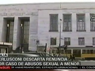 Berlusconi descarta renunciar por escándalo sexual