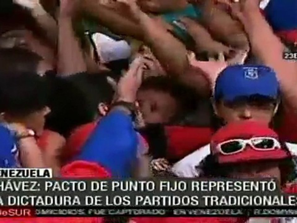 Última dictadura en Venezuela fue la del Pacto de Punto Fijo: Chávez