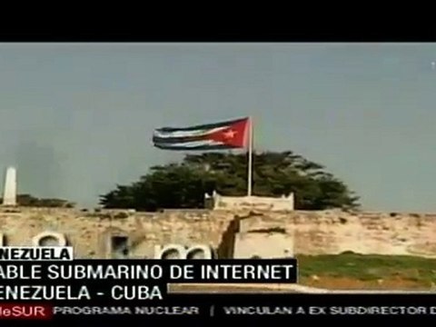 Inició instalación de cable submarino que conectará a Cuba con Venezuela