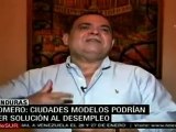 Romero: Ciudades modelos podrían ser solución al desempleo en Honduras
