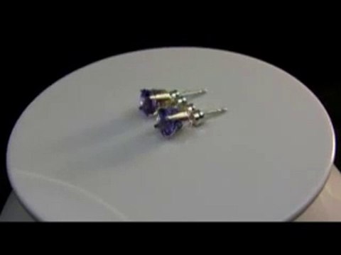Gorgeous 1.00ct AAA Tanzanite EARRINGS VS1