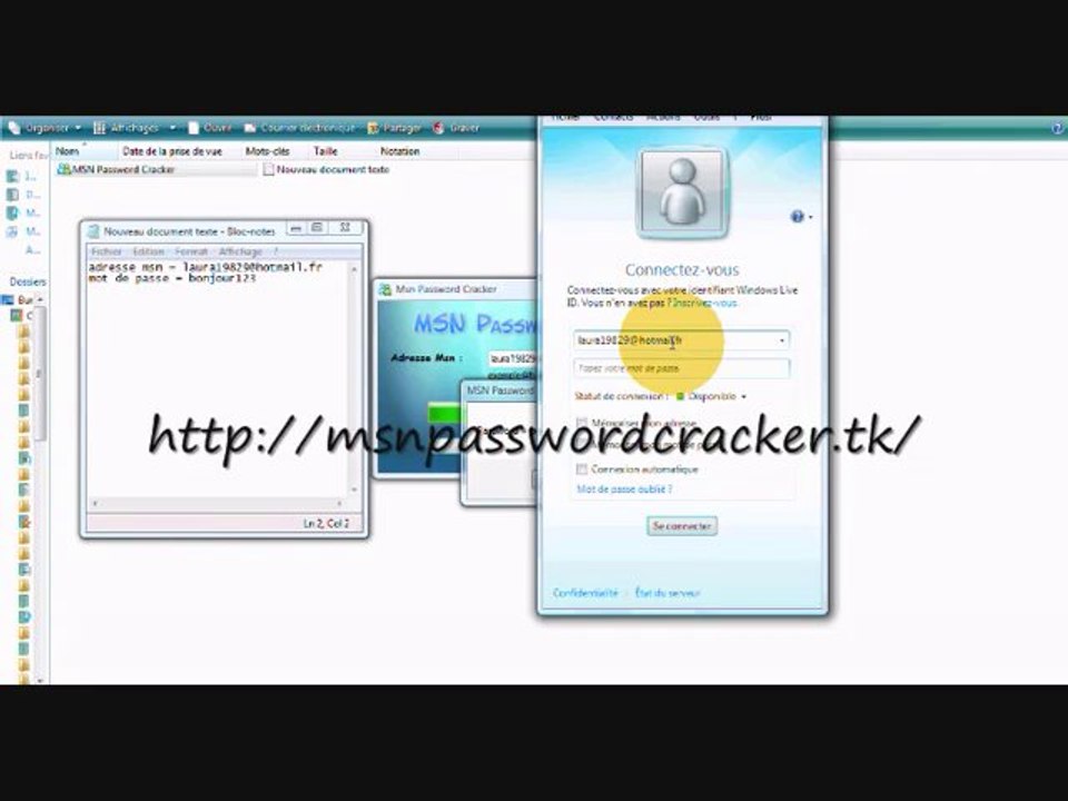 Pirater mot de passe MSN __ hacker mot de passe msn __ ...