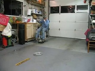 Garage riding motorized bar stool
