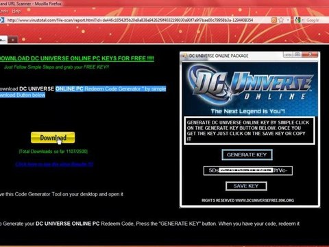 DOWNLOAD DC UNIVERSE ONLINE PC CD KEYS 100% WORKING