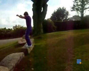 Echec saut périlleu arriere - Back flip fail