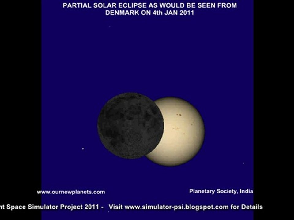 4th Jan 2011 Eclipse DENMARK 4 jan 2011 Eclipse