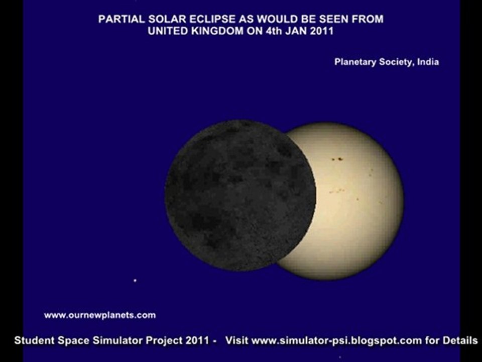 4th Jan 2011 Eclipse United Kingdom - Reino Unido