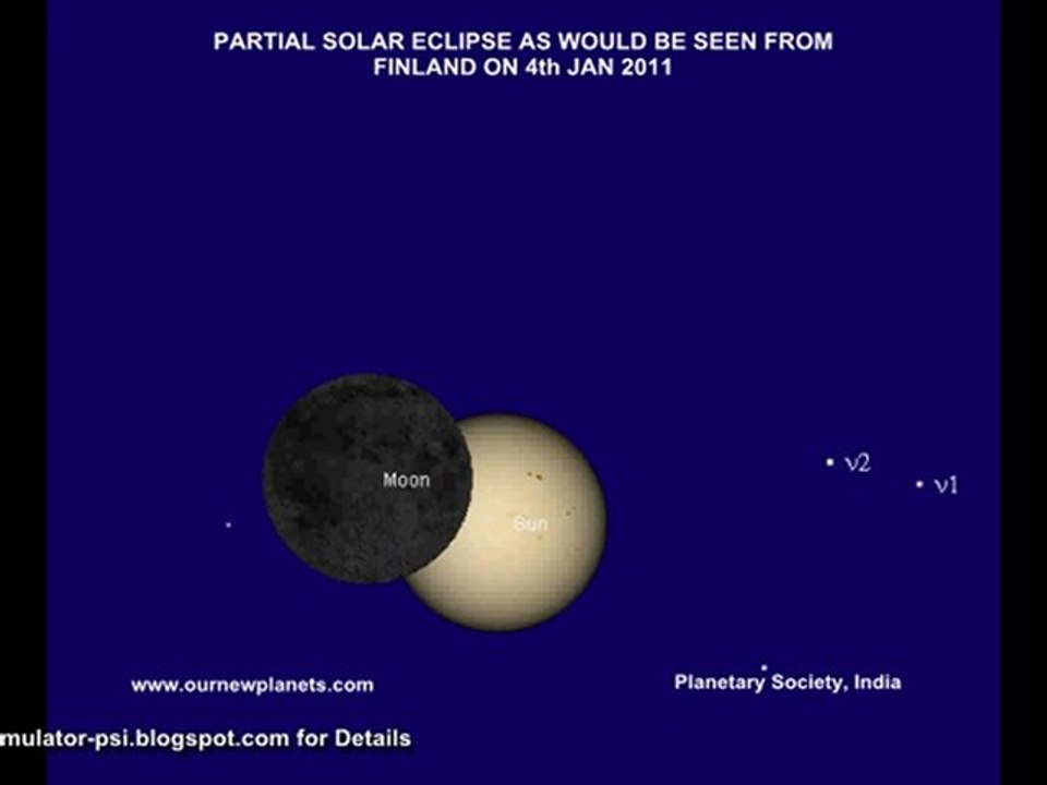 4th Jan 2011 Eclipse FINLAND 04 tammikuu 2011 Eclipse