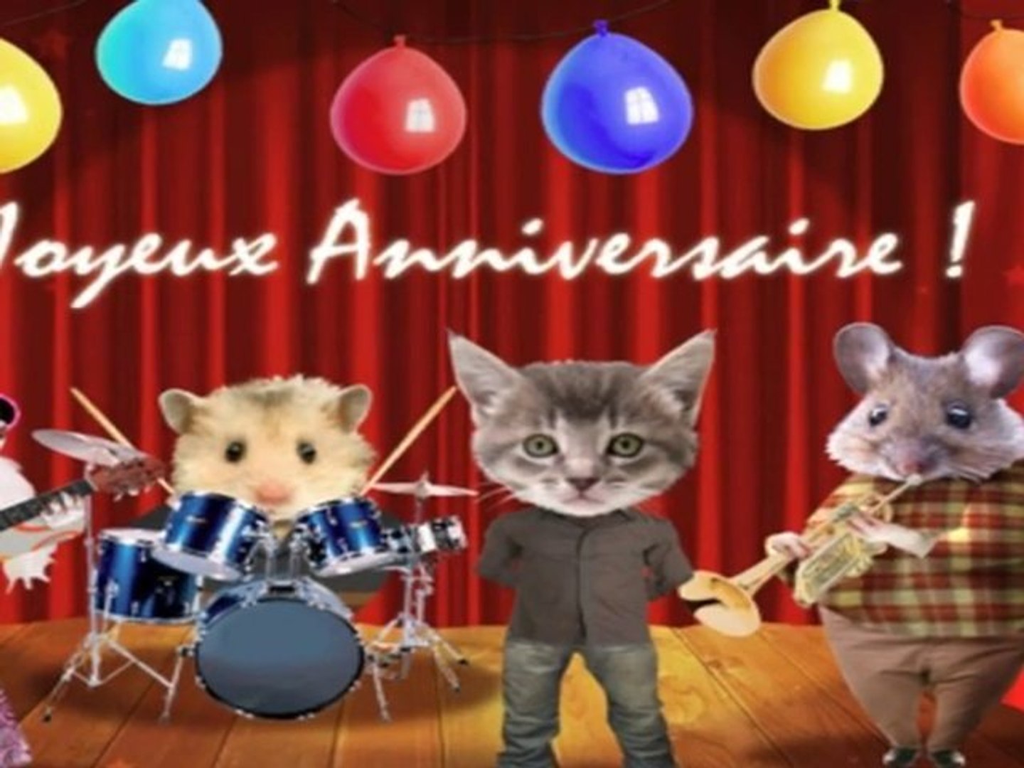 carte anniversaire chats qui chantent Bon Et Joyeux Anniversaire Video Dailymotion carte anniversaire chats qui chantent