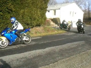 Départ du camp vert PLEMET 5 ans de bretagne moto !!!