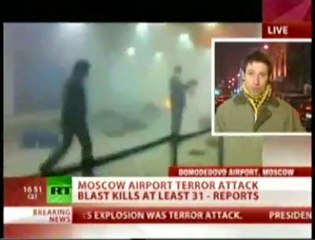 MOSKOVA'DAKİ PATLAMA ANINDAN İLK GÖRÜNTÜLER