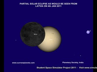 4th Jan 2011 Eclipse LATVIA Janvāris 4, 2011 Eclipse