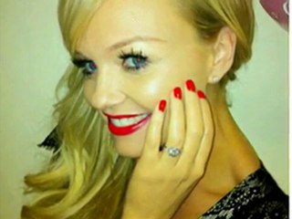 Emma Bunton shows off engagement ring