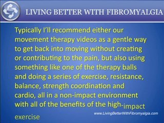 Fibromyalgia and Weight Gain - workout w/o strain
