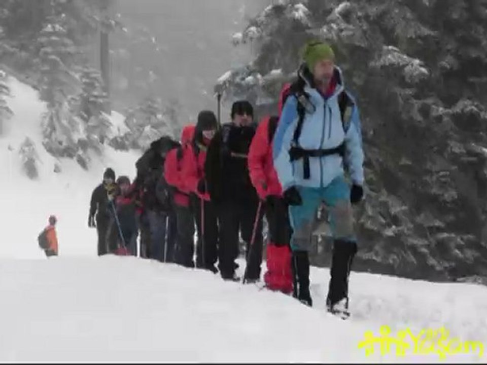 Artıyaşam Ilgaz-Kadınçayırı rotasında yapılan kar yürüyüşü