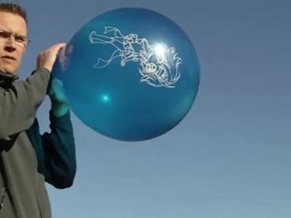 b2p 16 inch balloon - crystal blue Rifco Manga