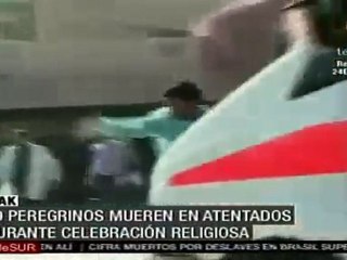 Doble atentado durante peregrinación en Irak, al menos 30 muertos