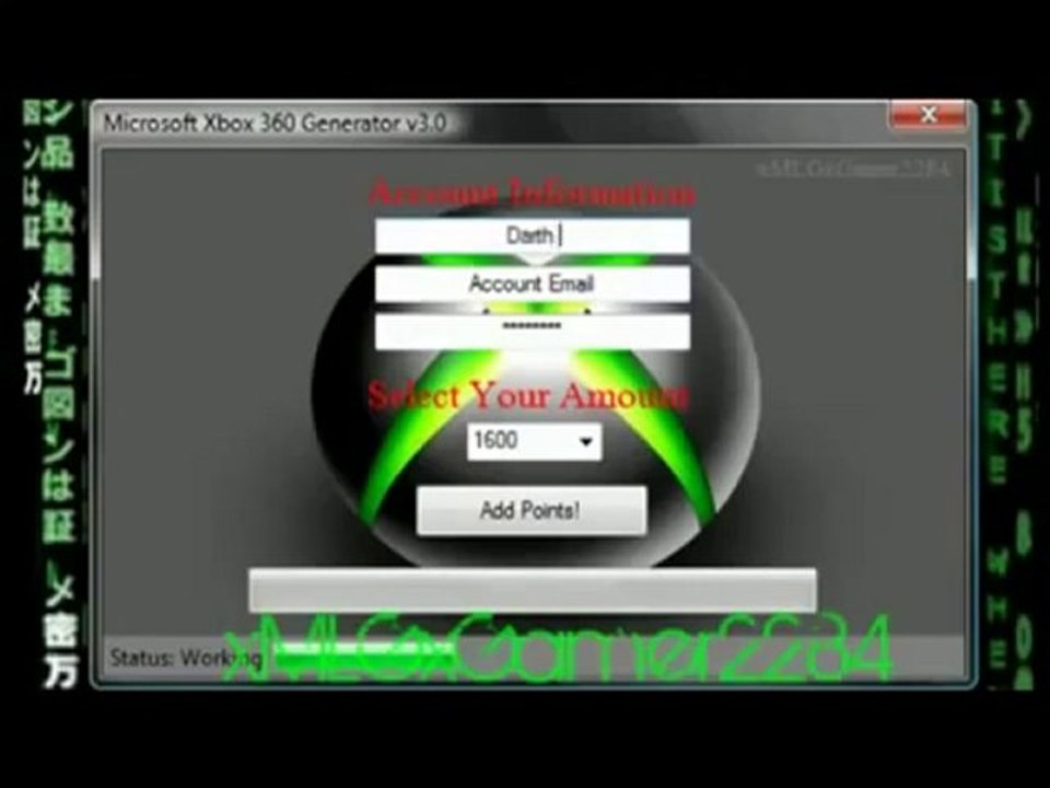 Xbox LIVE Microsoft Points Code Generator Download !!