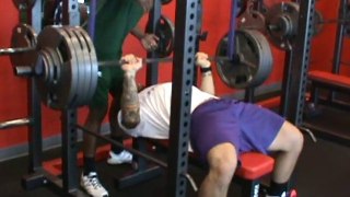 ETSGYM- Tommy Becker, 440lb Assisted Bench Press