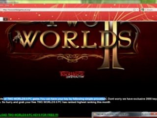 TWO WORLDS II PC CD KEYS FOR INSTALLATION