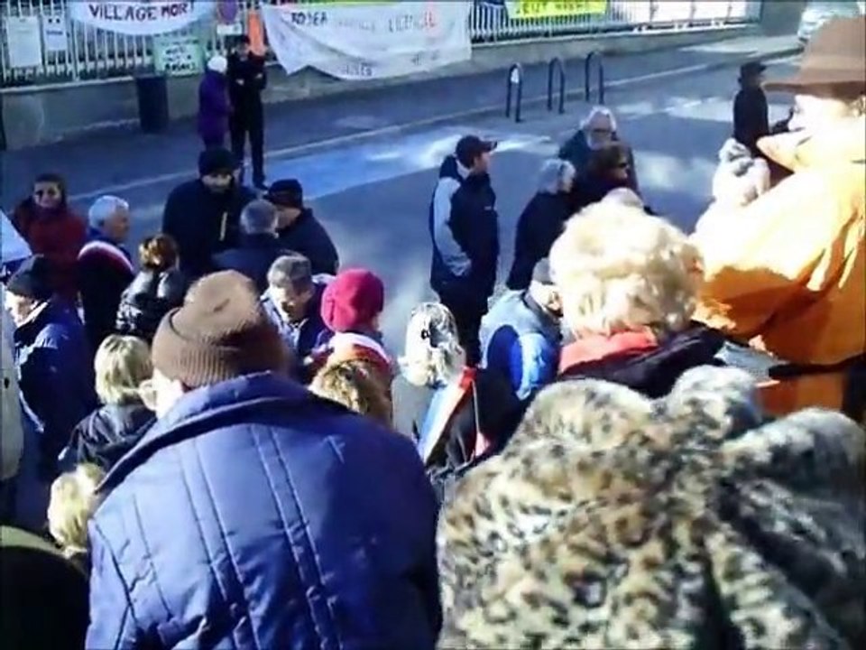 Manif du 24.01.11 à Gap. Contre la délocalisation de la MAS
