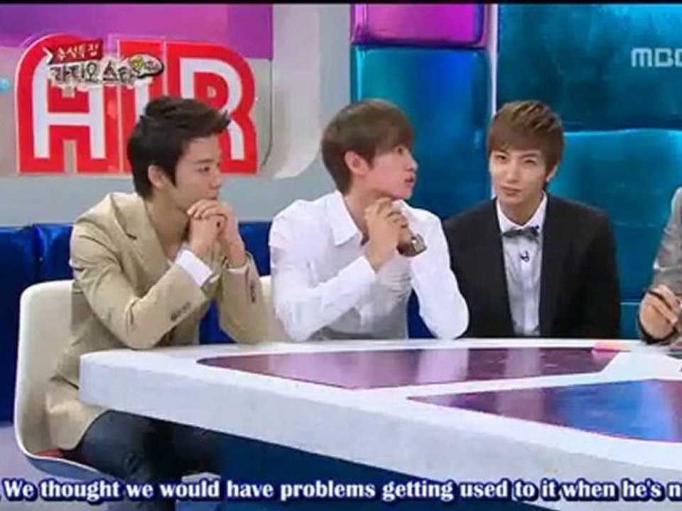 [Eng sub] Super Junior talk about Kangin & Hankyung