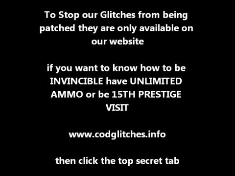call of duty black ops glitches ! max prestige)