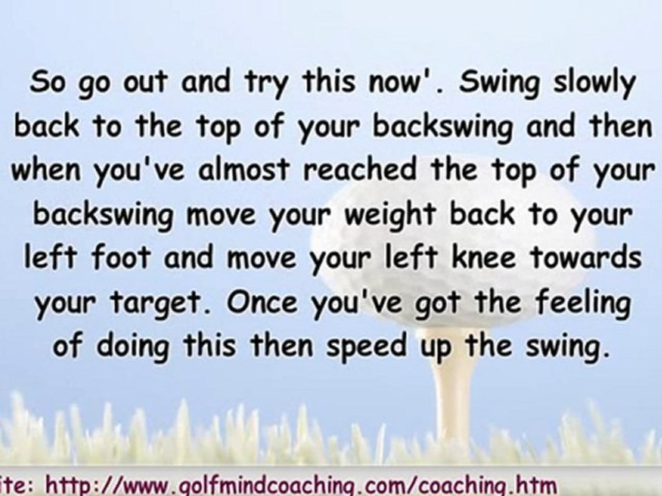 Golf Swing Sequencing - The Hidden Secret For Effortless Pow