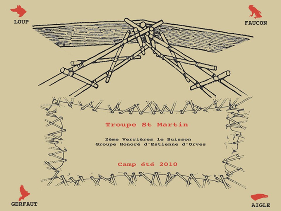 Camp 2010 Pampelonne - Troupe Saint Martin (2ème Verrières)