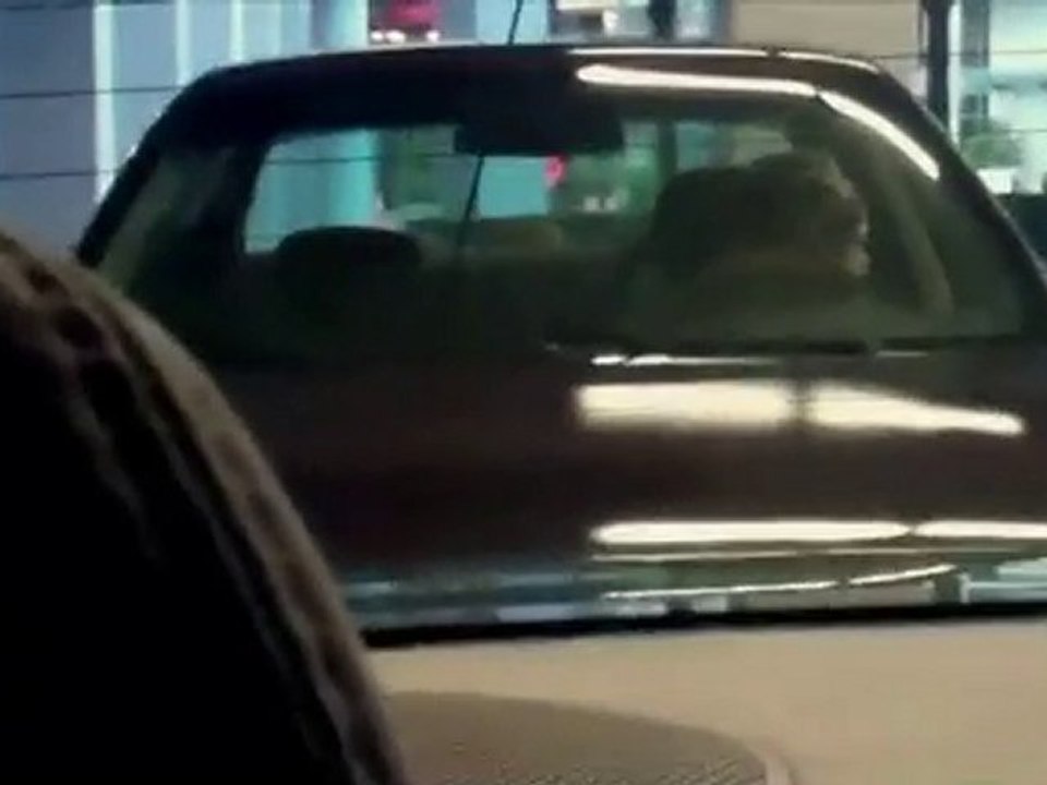A Driving Sheep!!