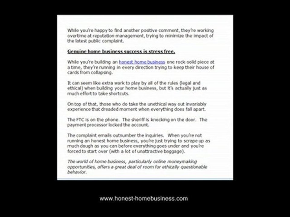 Home Based Business Video Training Part 6. Creating Content