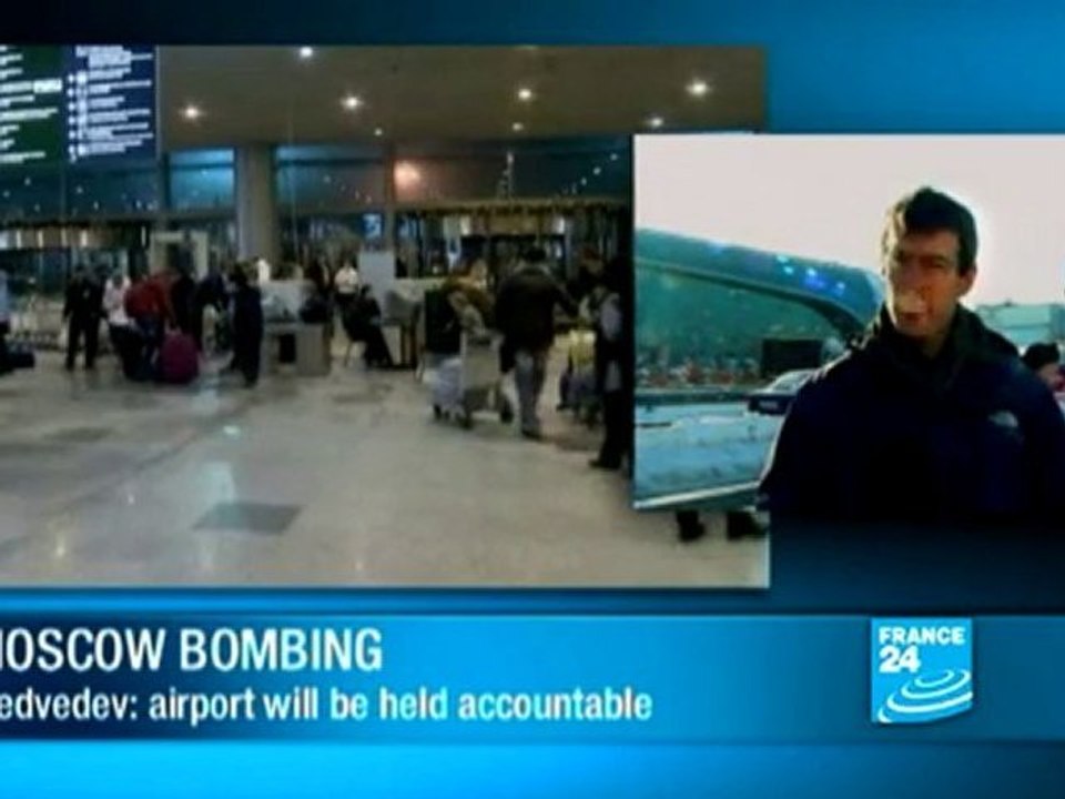 Medvedev blames security lapses for Moscow blast