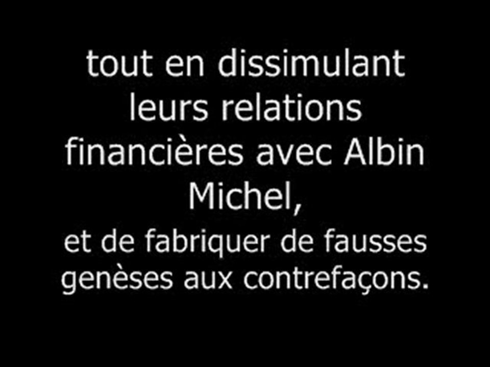 Albin,Michel,20 ans de contrefacon