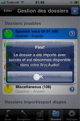 FR Tutoriel iVocAudio importer un dossier .iaz par mail