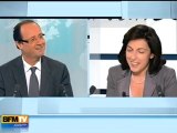 François Hollande invité de Ruth Elkrief sur BFM-TV