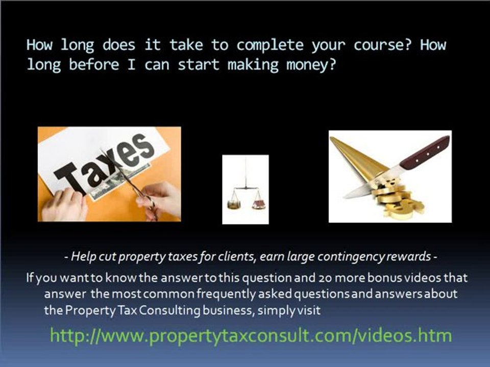 Work From Home - Property Tax Consulting Q & A #9