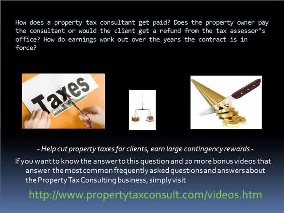 Home Business - Property Tax Consulting Q & A #6