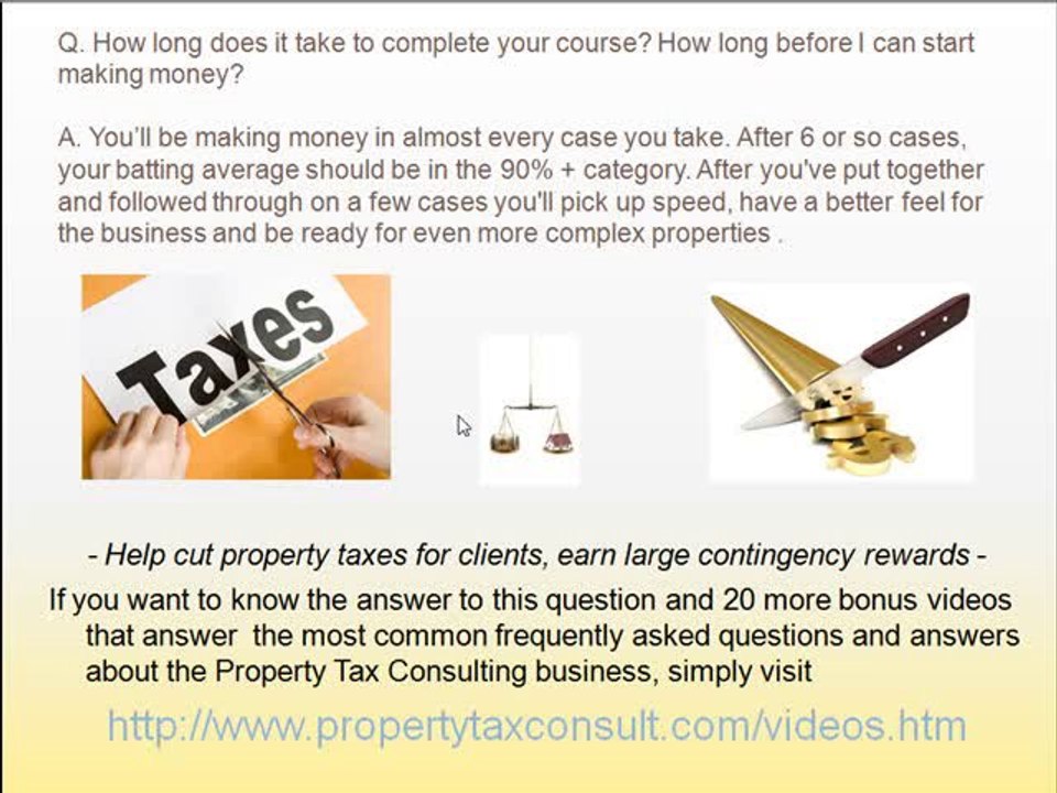 Work From Home Q & A #1 - Property Tax Consulting