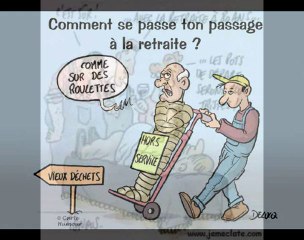 Yves montand chante  la retraite