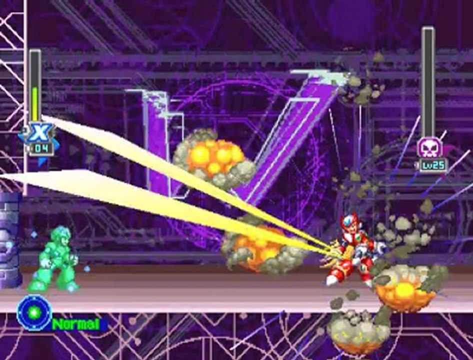 Rockman X5 - Battle against Zero (no armor,no powers,  bust)